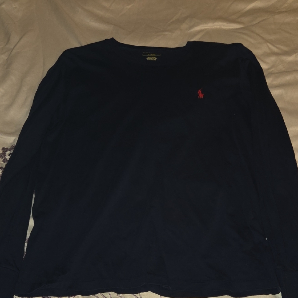 Polo by Ralph Lauren Kids Dark Blue Long Sleeve Tee